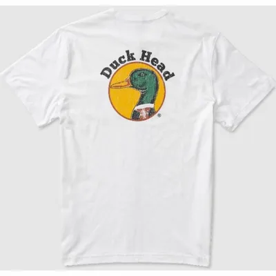 Men's Duck Head Distressed Logo Tee Short Sleeve