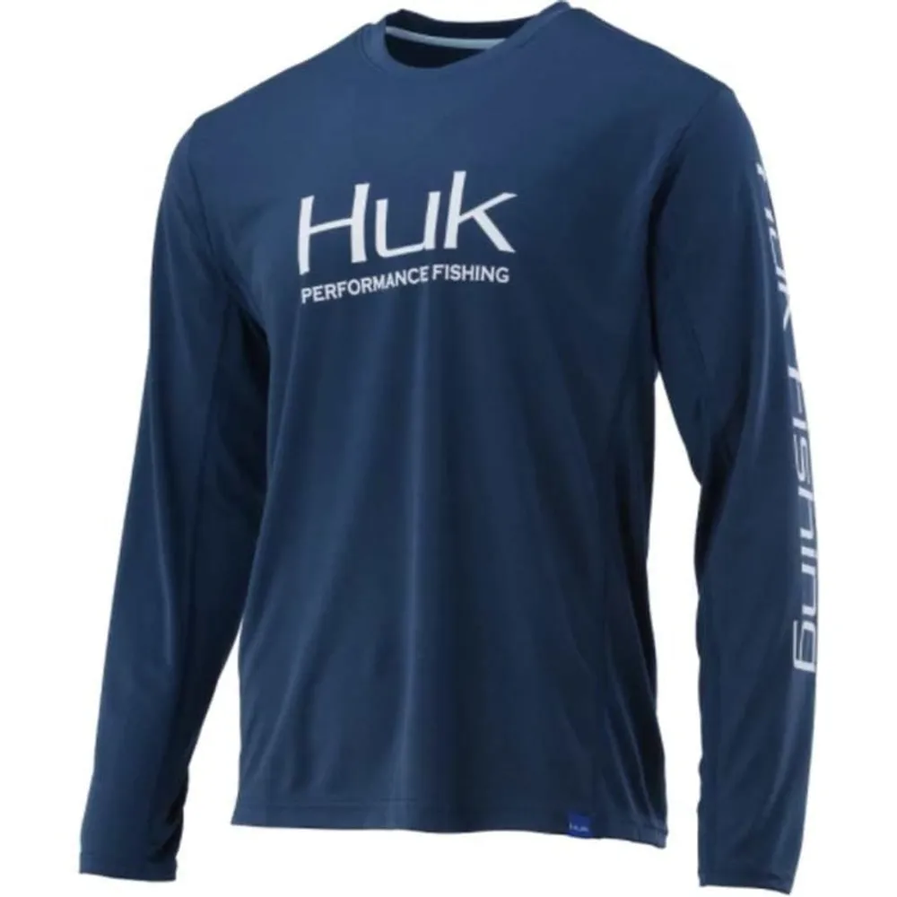 Huk Women ' S Icon x Long Sleeve Shirt - Beach Glass