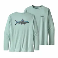 Men's Cap Cool Daily Fish Graphic Long Sleeve