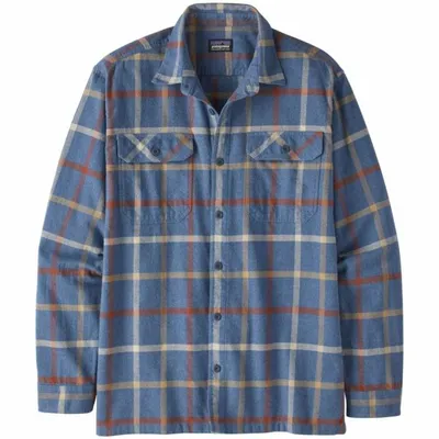 Men's Long-Sleeved Organic Cotton Midweight Fjord Flannel Shirt