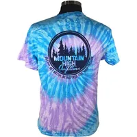 Men's MHO Circle Short Sleeve Tie Dye Tee