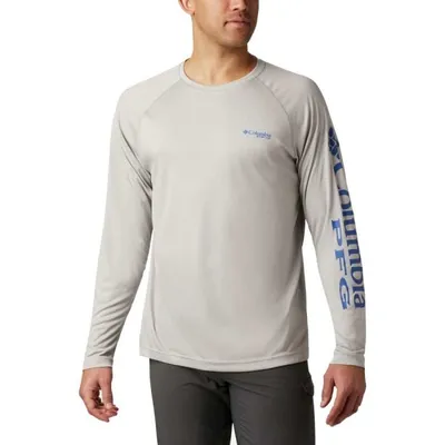 Men's PFG Terminal Tackle Heather Long Sleeve Shirt