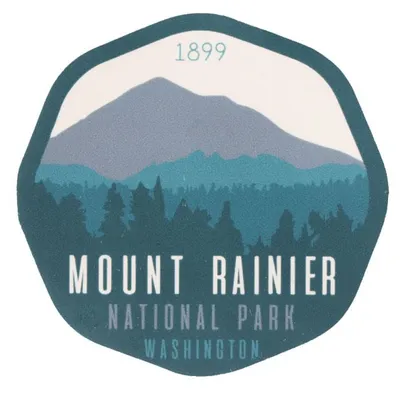 Mount Ranier National Park Sticker