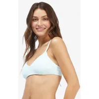Palm Tree Dreams - Athletic Triangle Bikini Top for Young Women