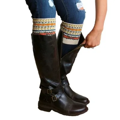 Patterned Boot Cuffs