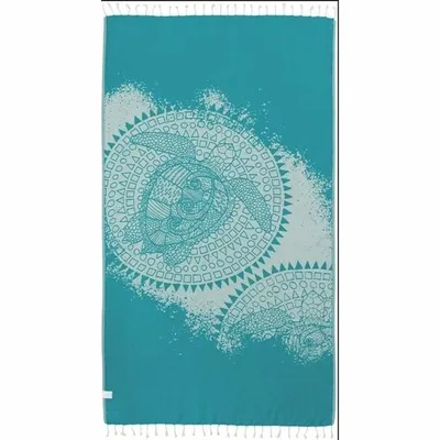 Avanti Caicos Sea Turtles Cotton Fingertip Towel, 11 x 18