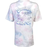 Watercolor Palms Tie Dye Tee