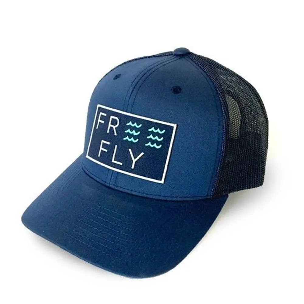 Wave Snapback Mesh Trucker Hat