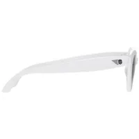 Wicked White Cat-Eye Sunglasses