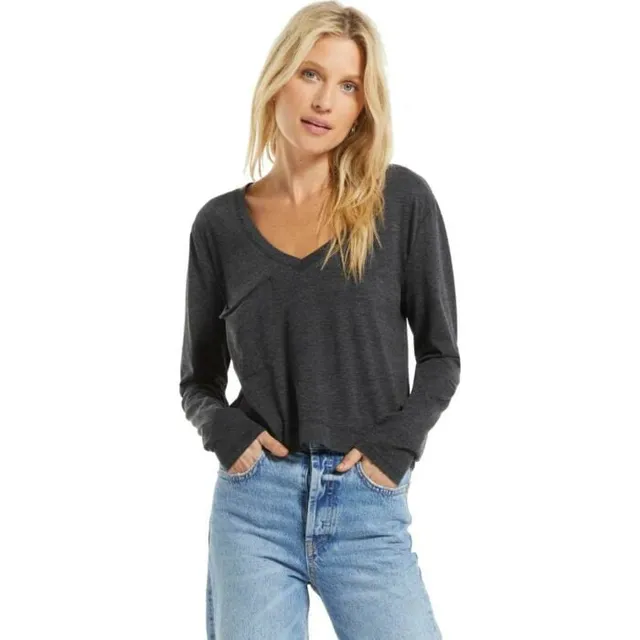 Dkny Jeans Women's Crewneck Drawstring-Hem Logo Sweater