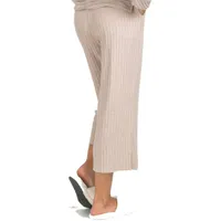 Women's Ribbed Sincerly Cropped Pant