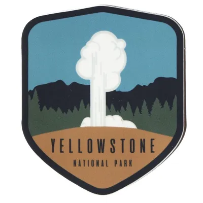 Yellowstone National Park Sticker