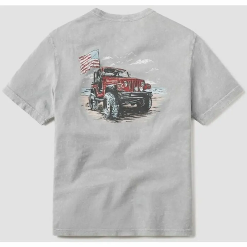 Youth Free Ride Usa Tee Short Sleeve