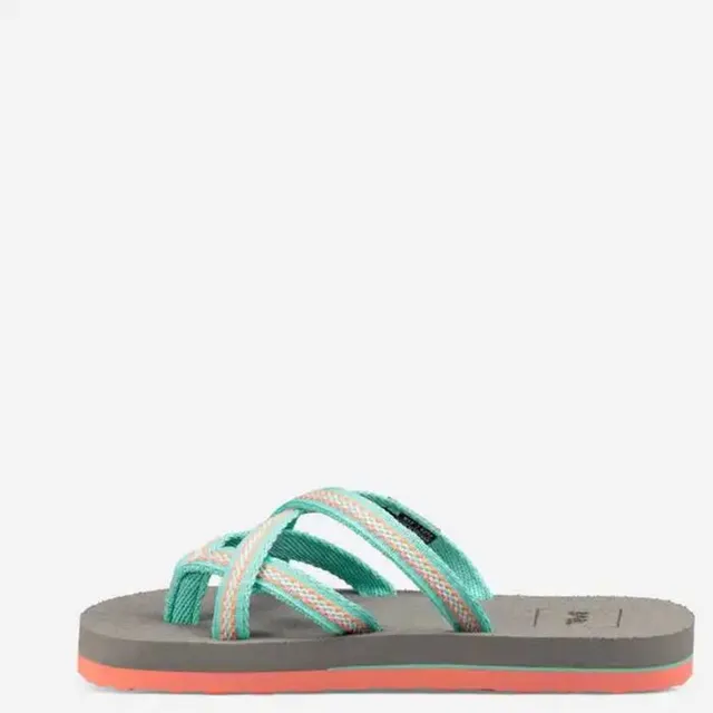 Teva Youth Olowahu Flip Flops - Lindi Sea Glass/Coral