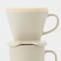 Stoneware Coffee Dripper - Grey Beige
