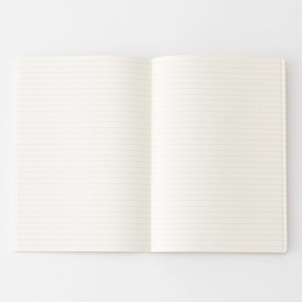 Open-Flat Dashed Grid Notebook