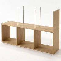Stacking Shelf - Oak - 3 Tiers