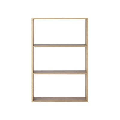 Stacking Shelf - Oak - Wide Type - 3 Tiers