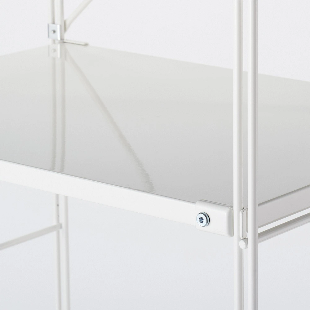 SUS Shelving Unit - Light Grey - Wide - Medium