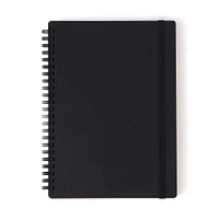 Double Ring Lined Notebook with Strap