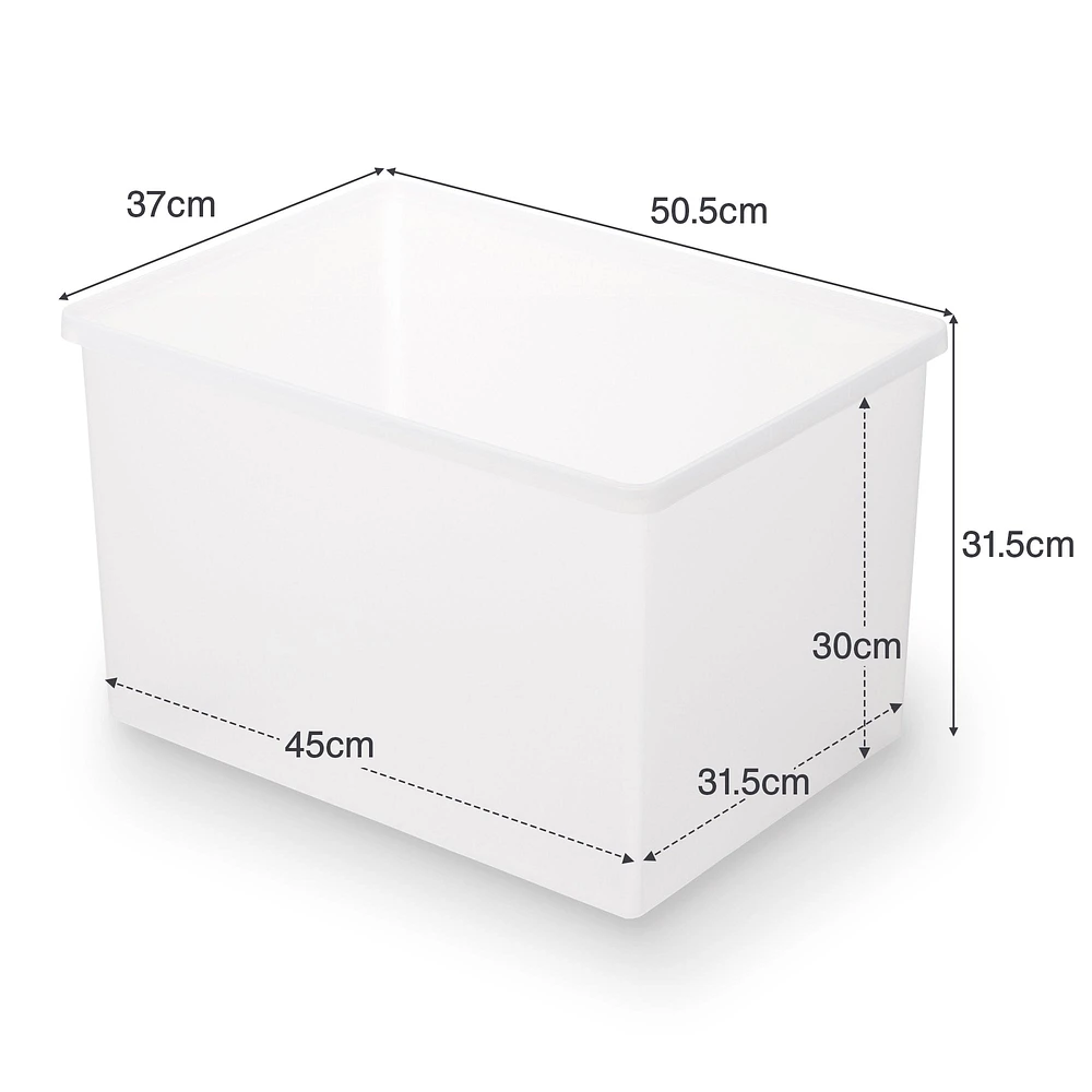 Polypropylene Storage Box Wide Deep