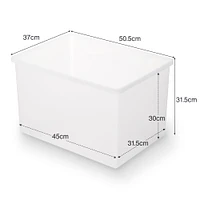 Polypropylene Storage Box Wide Deep