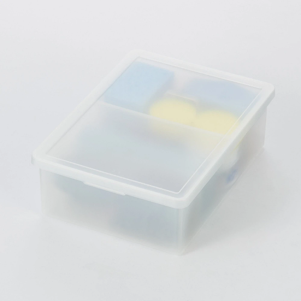 Polypropylene Storage Box Wide Lid