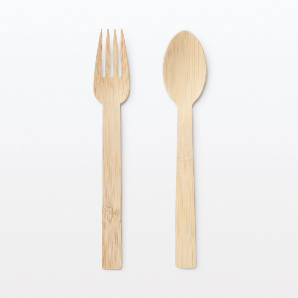 Bamboo Compostable Forks (10 Pack)