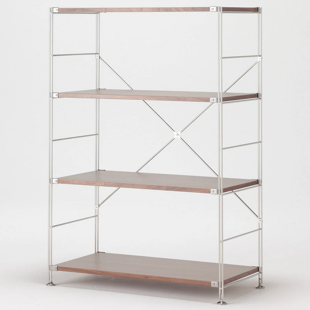 SUS Shelving Unit - Walnut - Wide - Medium