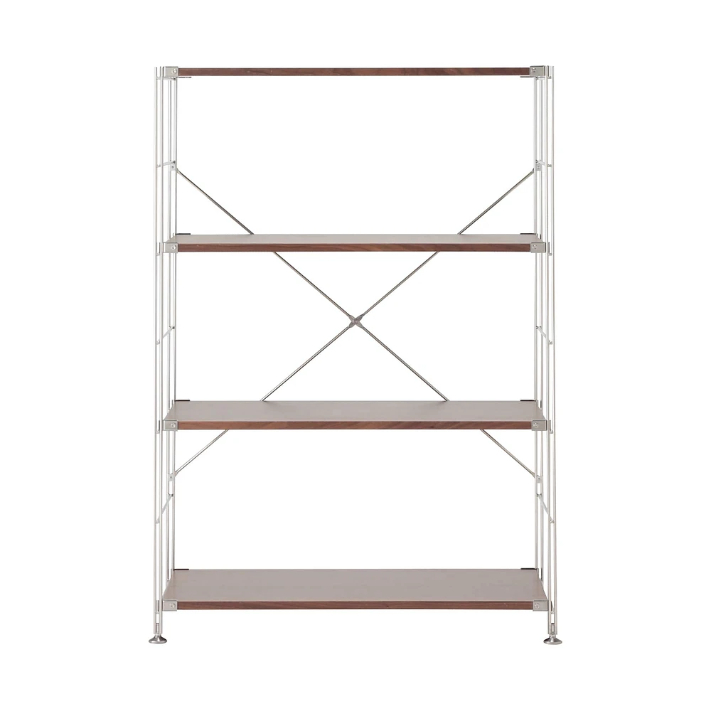SUS Shelving Unit - Walnut - Wide - Medium