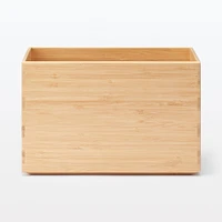 Stackable Bamboo Box - Half - Medium W26 x D18.5 x H16.5 cm
