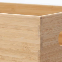 Stackable Bamboo Box - Half - Medium W26 x D18.5 x H16.5 cm