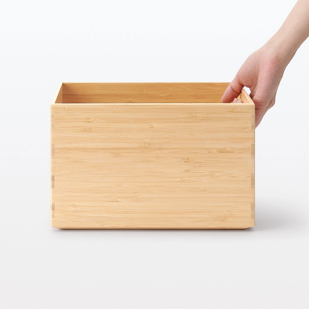 Stackable Bamboo Box - Half - Medium W26 x D18.5 x H16.5 cm
