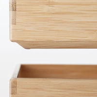 Stackable Bamboo Box - Half - Small W26 x D18.5 x H8.5 cm