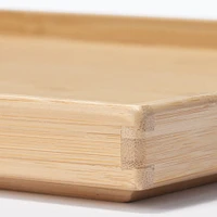 Stackable Bamboo Box Lid W37 x D26 x H2.5 cm