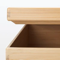 Stackable Bamboo Box Lid W37 x D26 x H2.5 cm