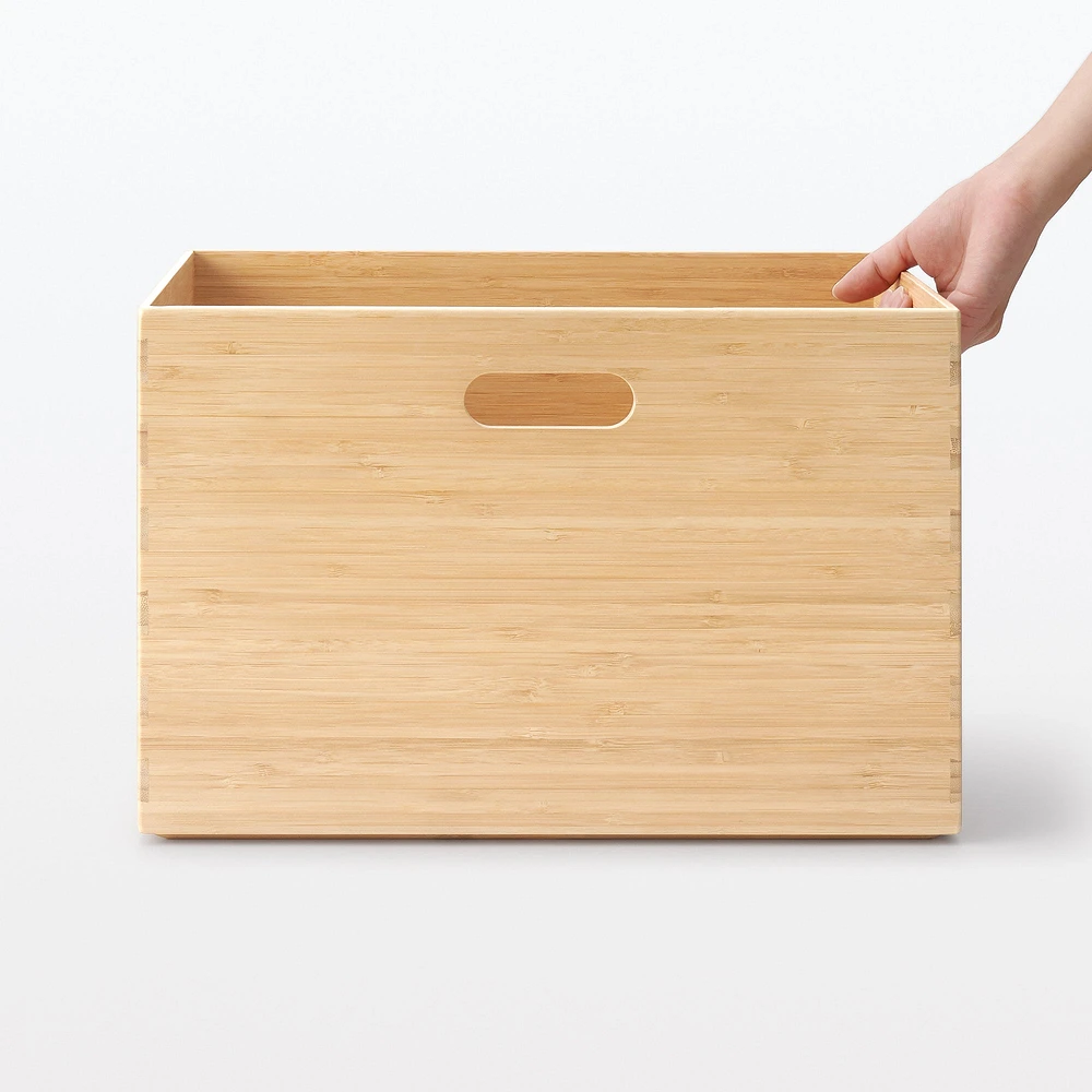 Stackable Bamboo Box - Large W37 x D26 x H24.5 cm