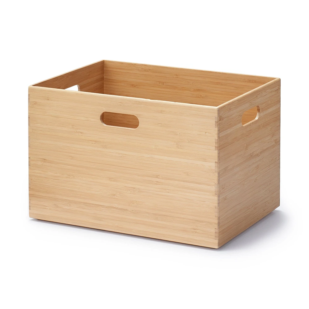 Stackable Bamboo Box - Large W37 x D26 x H24.5 cm