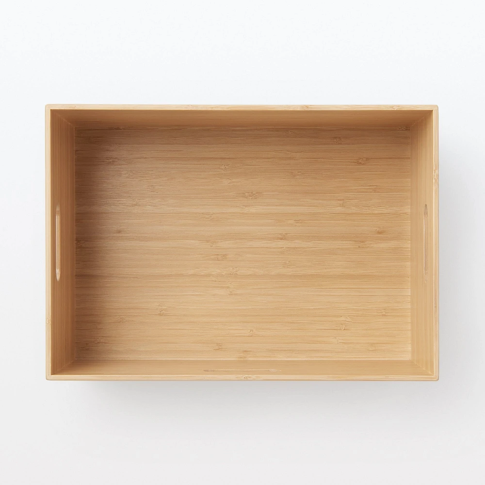 Stackable Bamboo Box - Medium W37 x D26 x H16.5 cm