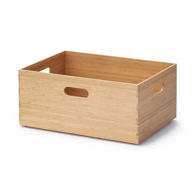 Stackable Bamboo Box - Medium W37 x D26 x H16.5 cm