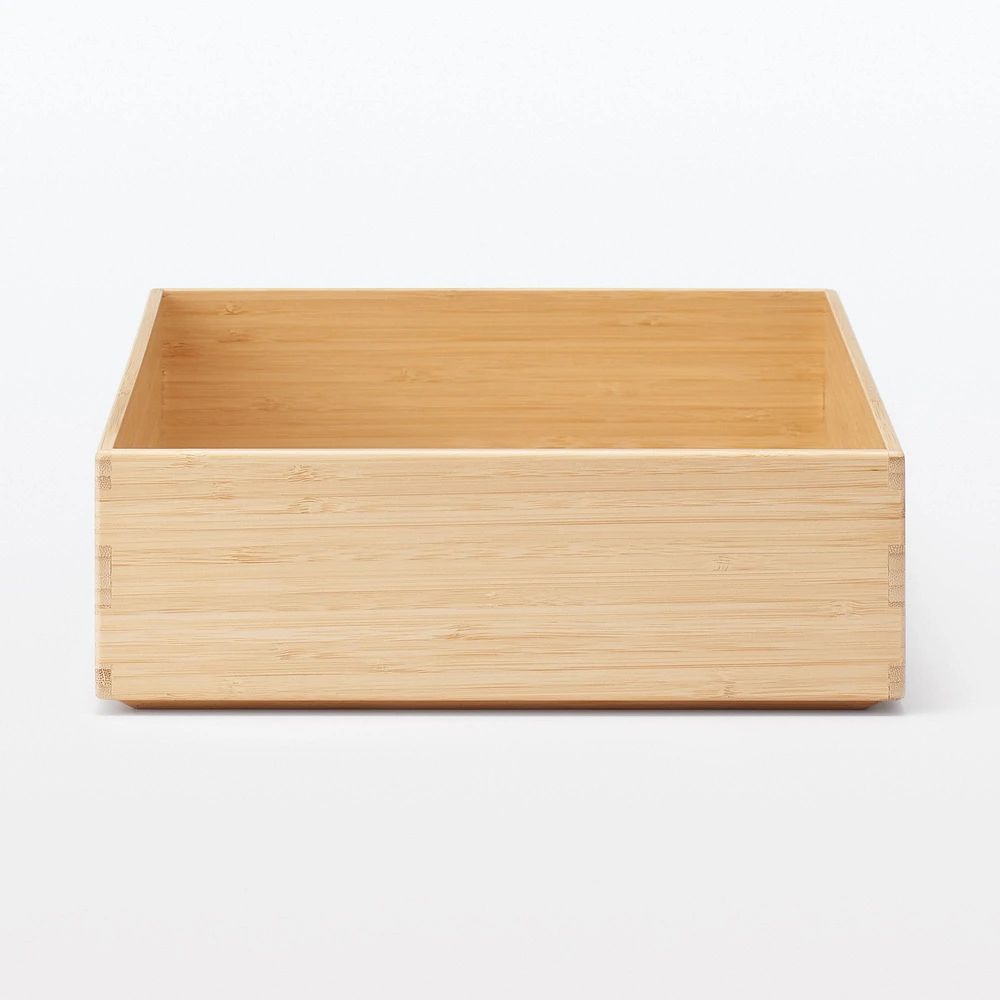 Stackable Bamboo Box - Small W37 x D26 x H8.5 cm