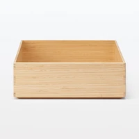 Stackable Bamboo Box - Small W37 x D26 x H8.5 cm