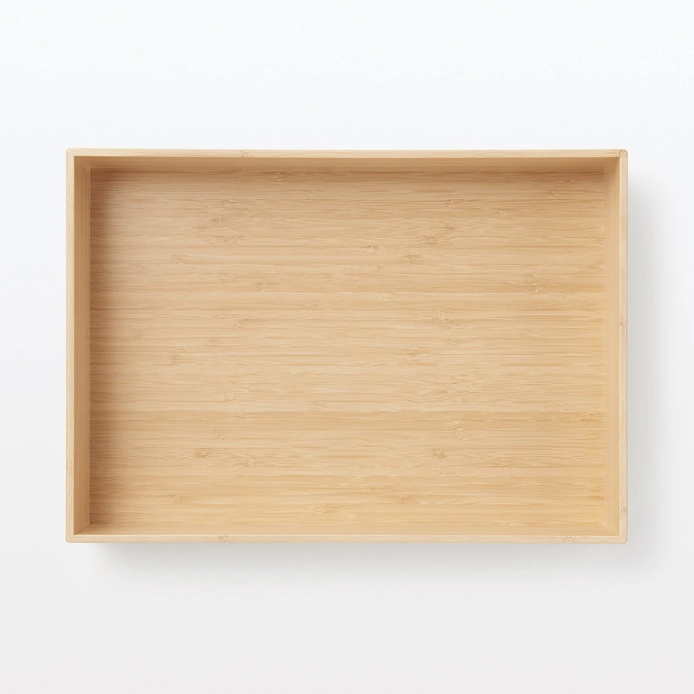 Stackable Bamboo Box - Small W37 x D26 x H8.5 cm