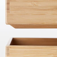 Stackable Bamboo Box - Small W37 x D26 x H8.5 cm