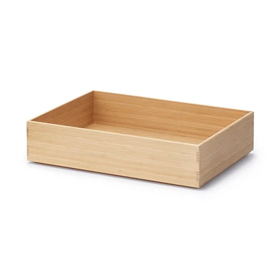 Stackable Bamboo Box - Small W37 x D26 x H8.5 cm