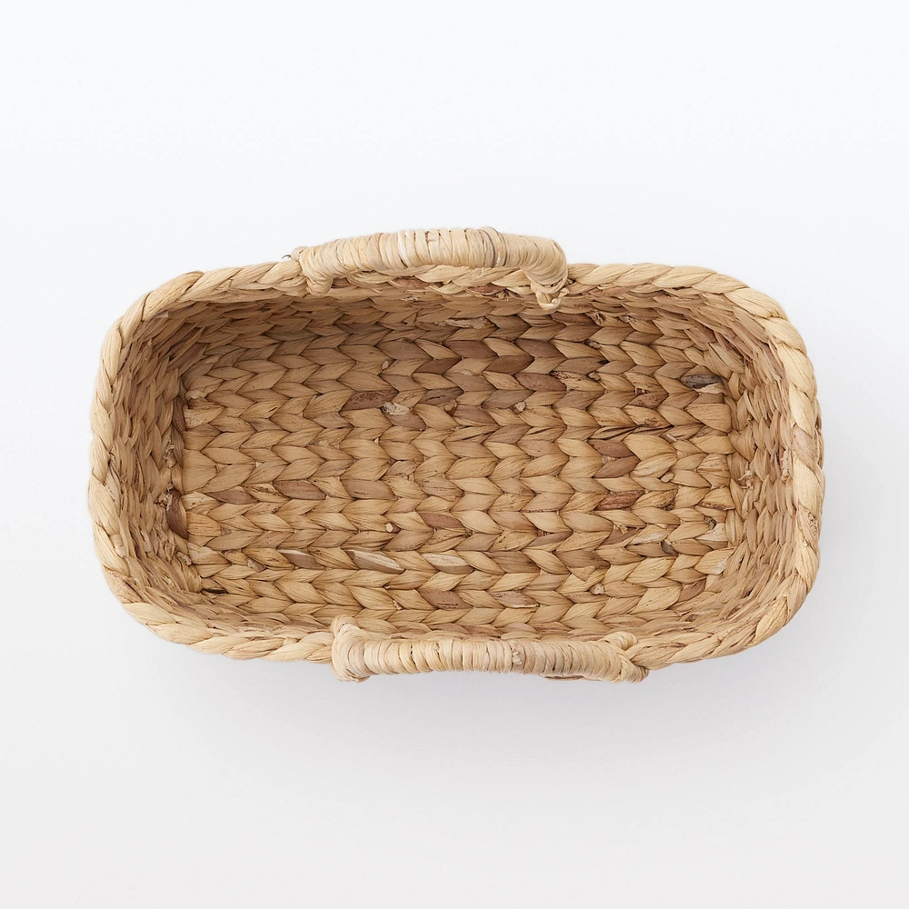 Water Hyacinth Basket - Oval - Small W37 x D18.5 x H16 cm