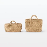 Water Hyacinth Basket - Oval - Small W37 x D18.5 x H16 cm