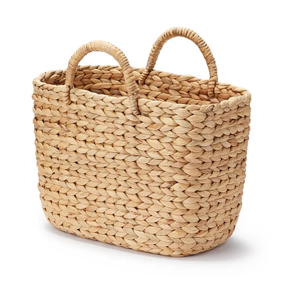 Water Hyacinth Basket - Large W37 x D18.5 x H26 cm