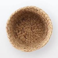 Water Hyacinth Basket - Round - Deep Dia. 26 x H30 cm