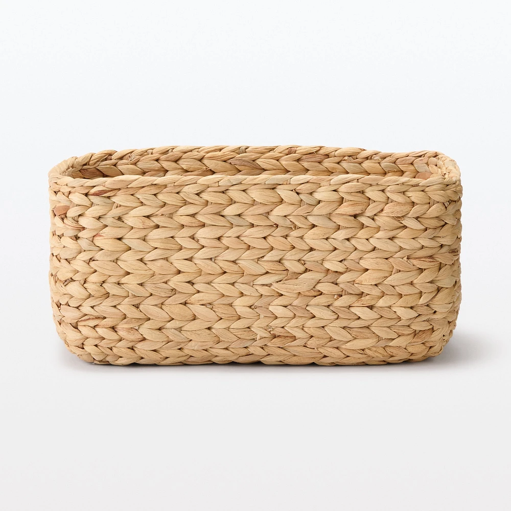 Water Hyacinth Basket - Rectangle - Medium W34 x D23 x H16 cm